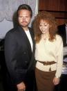 <p>Reba married her manager, Narvel, in 1989, but they divorced amicably in 2015. The split cost her an alleged <a href="https://www.yahoo.com/now/costly-divorces-country-music-stars-220055044.html" data-ylk="slk:$47.5 million;elm:context_link;itc:0;sec:content-canvas;outcm:mb_qualified_link;_E:mb_qualified_link;ct:story;" class="link  yahoo-link">$47.5 million</a>.</p>