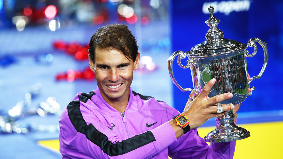 Rafael Nadal's marriage caps off a remarkable year for the World No.2. Pic: Getty