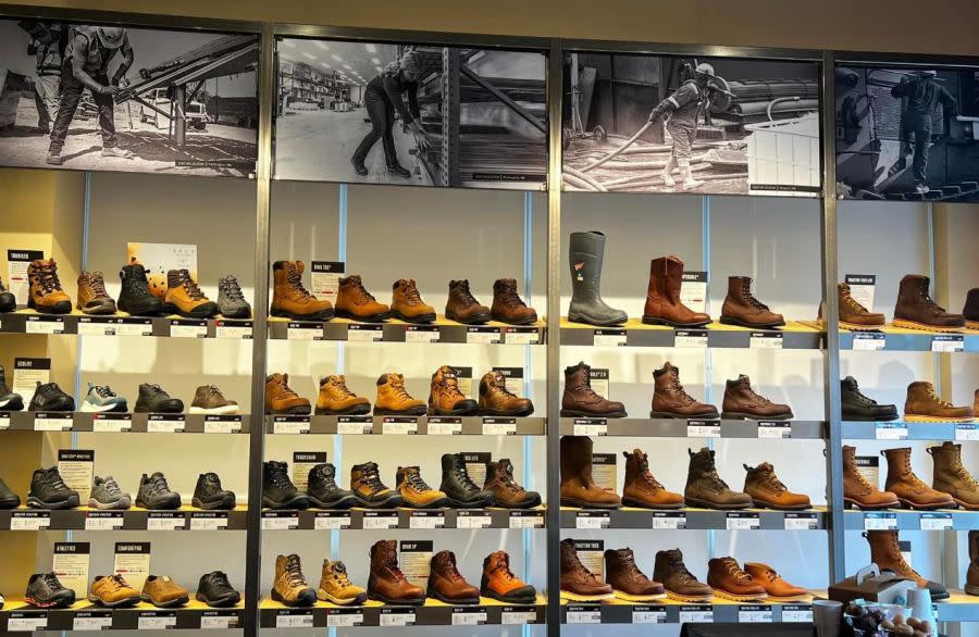 Footwear company Red Wing Shoes celebrating new opening in Grove City. (Courtesy: Grove City Area Chamber of Commerce)