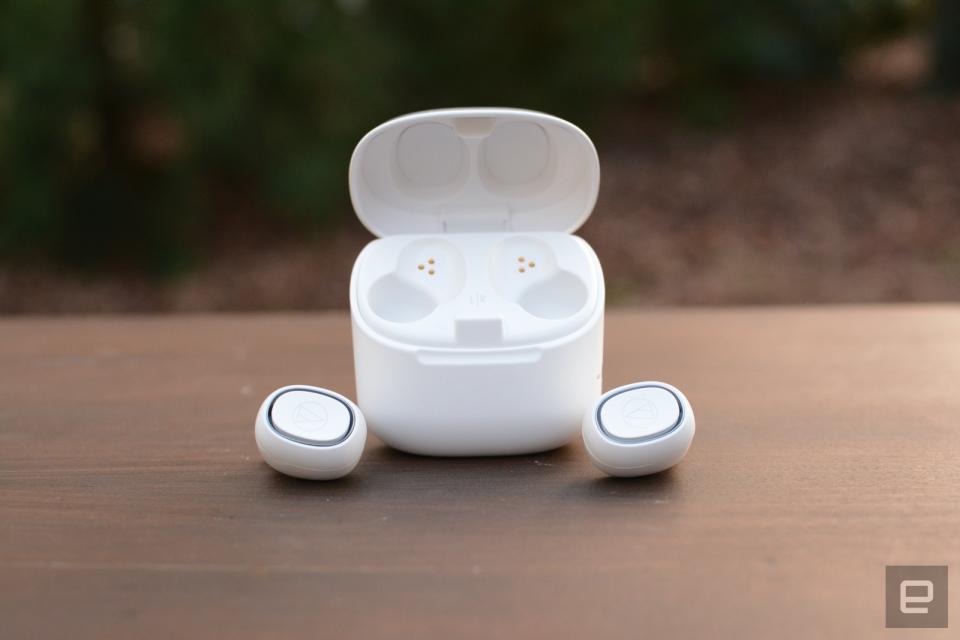 Decent true wireless earbuds for under $125, if you can live with the sacrifices. 