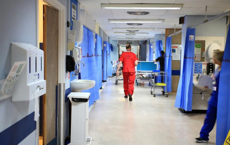 Doctors&#x002019; leaders warned ongoing pressure from the Covid pandemic may see the NHS forced to &#x002018;support urgent healthcare services only&#x002019; (Peter Byrne/PA)
