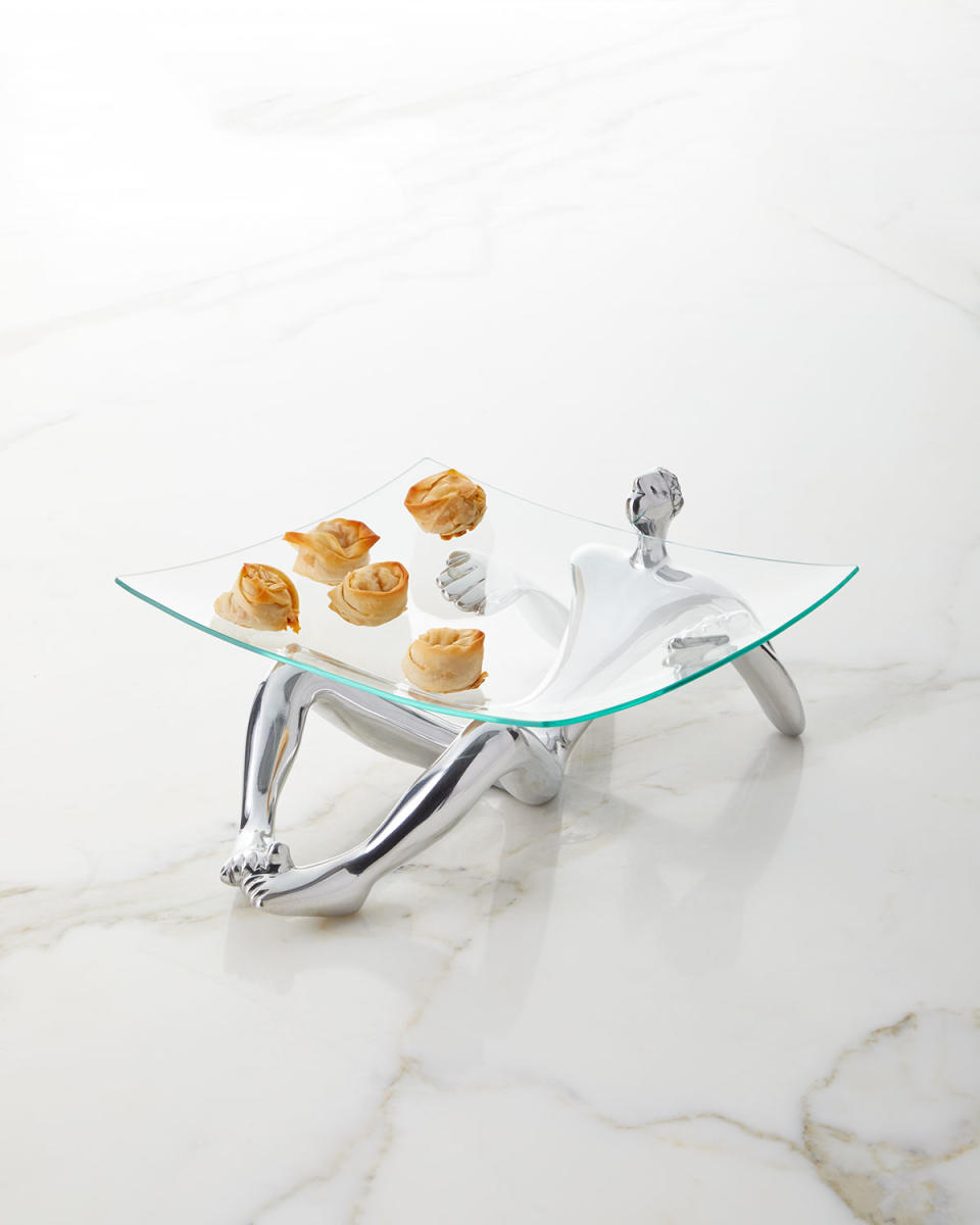Glass Platter and Stand