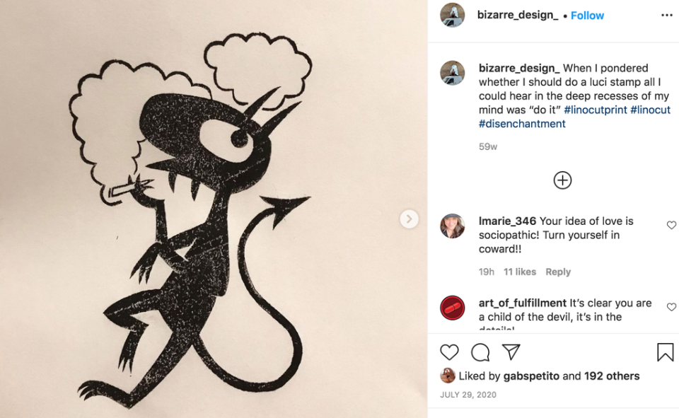 Laundrie publicó docenas de sus propios dibujos en Instagram (Instagram)