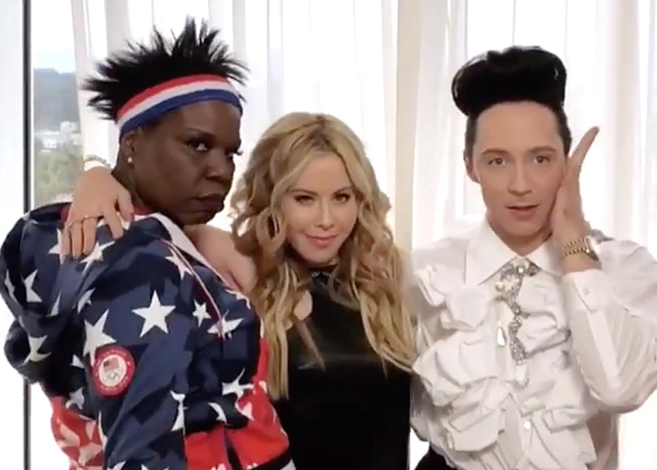 <p>taralipinski: Our morning with @lesdogggg was everything you could ask for and more. Just wait for our next video….coming very shortly @johnnygweir (Photo via Instagram/taralipinski) </p>