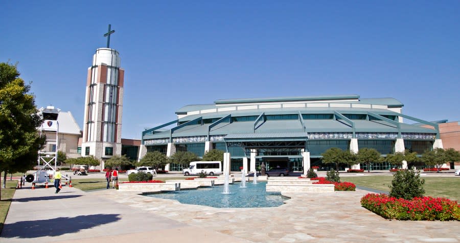 <em>Prestonwood Baptist Church in Plano, Texas, the site of The North Texas Presidential Forum.</em> (Photo by Stewart F. House/Getty Images)