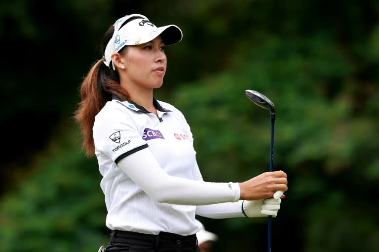 Thailand's Atthaya Thitikul has a share of the lead at the LPGA's Chevron Championship. (Gregory Shamus)