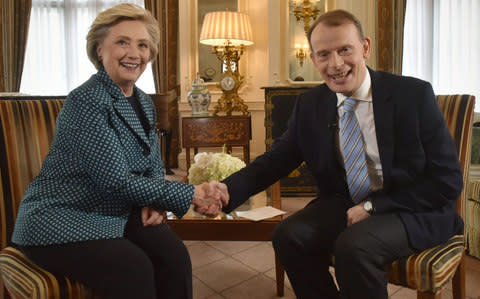 Hillary Clinton appears on The Andrew Marr Show