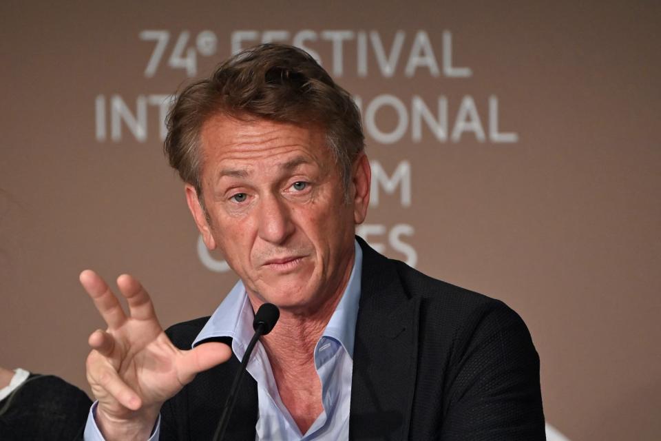 Sean Penn le 11 juillet 2021 au festival de Cannes - John MacDougall - AFP