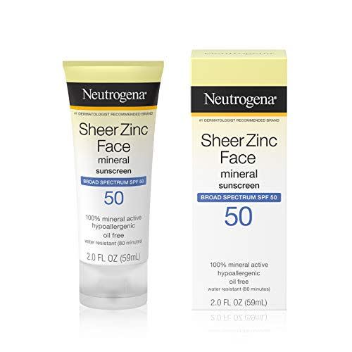 11) SheerZinc Face Sunscreen SPF 50