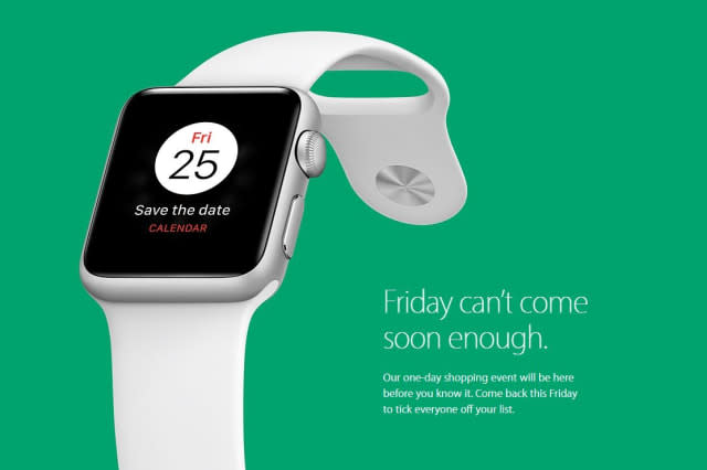 Apple will be joining in on Black Friday 2016