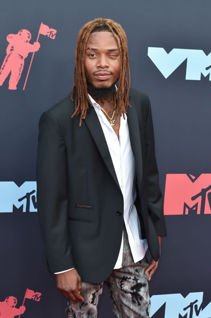 rapper fetty wap attends the 2019 mtv video music awards red carpet at prudential center on august 26, 2019 in newark, new jersey