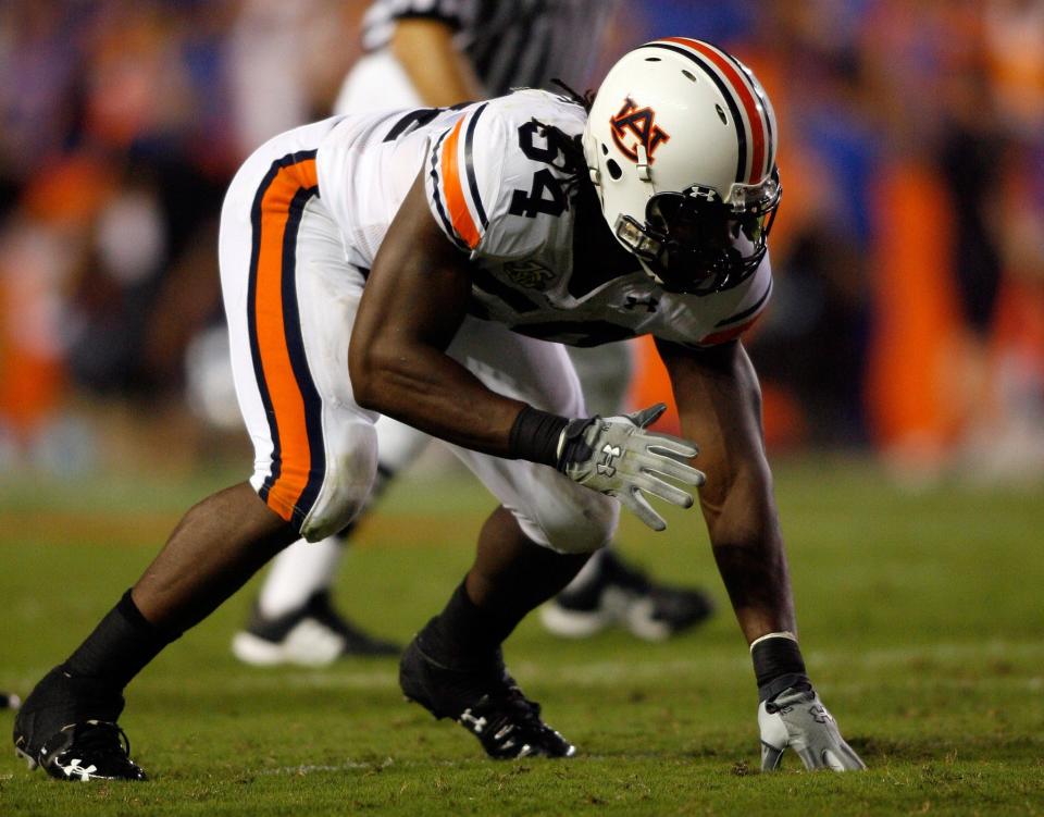 Groves played at Auburn from 2004-2007 and recorded 26 career sacks. (Getty)