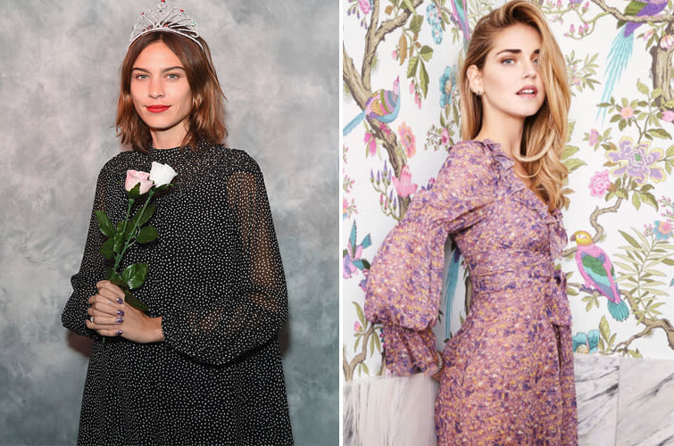 Chiara Ferragni und Alexa Chung stellen den Frühjahrstrend vor! (Bilder: Getty Images, Instagram/ Chiara Ferragni)