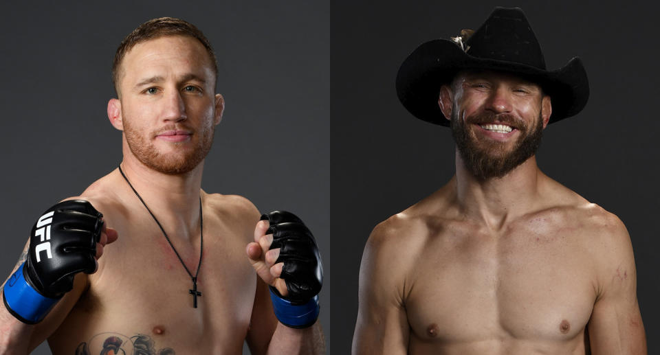 Justin Gaethje (20-2) will face Donald Cerrone (36-12) at UFC Vancouver on Sept. 14. (Getty Images)