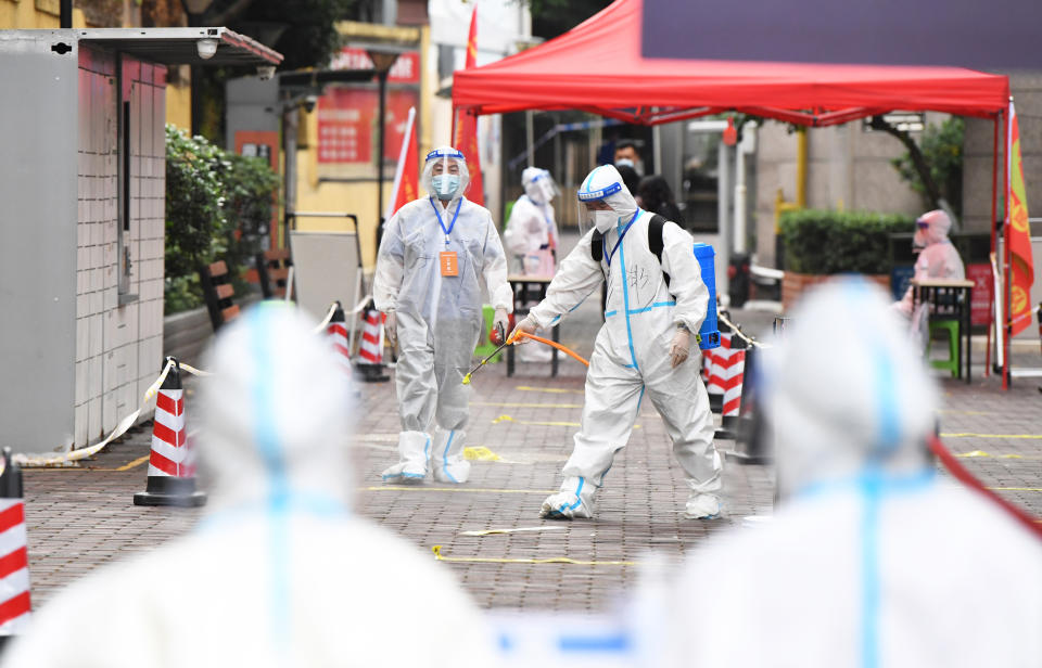 Image: Nucleic Acid Test In Guiyang (Future Publishing via Getty Images file)