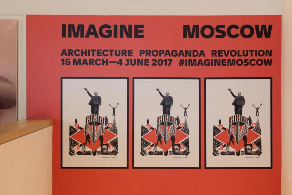 Soviet propaganda posters litter the exhibition (Luke-Hayes)