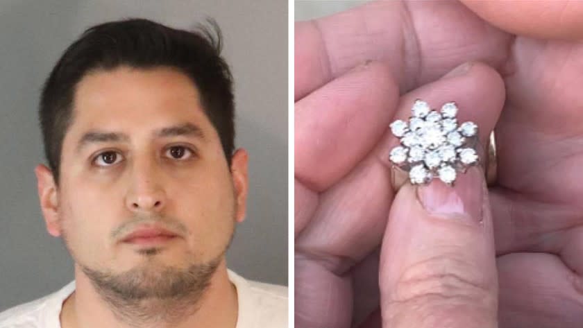 Mark Anthony Zuniga is facing criminal charges after allegedly stealing a ring from the hand of a deceased woman while working as a mortuary transport employee