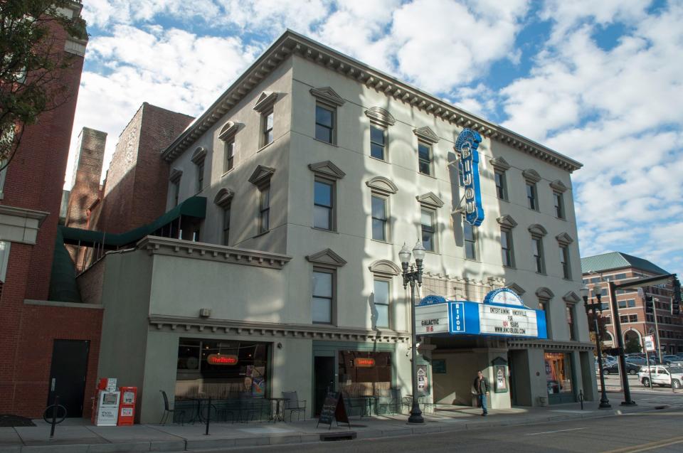 The Bijou Theatre on Gay Street has a long history, including housing injured Civil War soldiers.