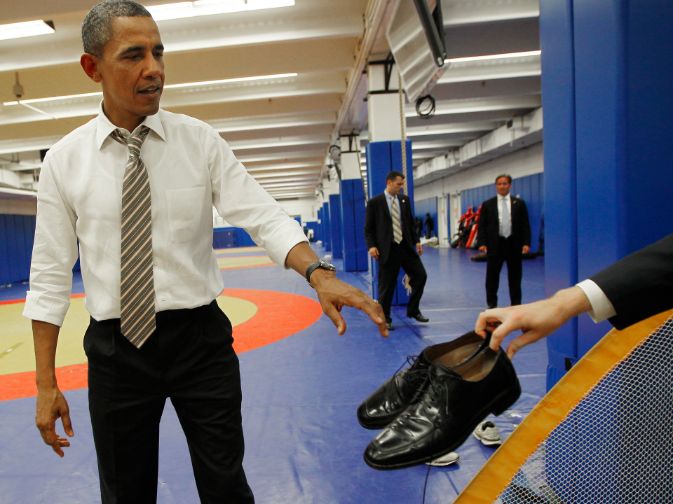 obama shoes