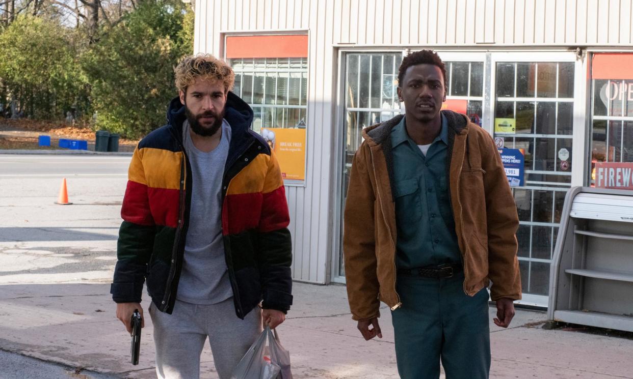 <span>‘A unique movie that will not easily be pigeonholed’ … Christopher Abbott and Jerrod Carmichael in On the Count of Three.</span><span>Photograph: Albert Camicioli/AP</span>