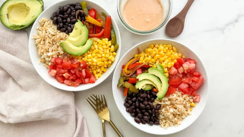 Cauliflower Rice Burrito Bowl