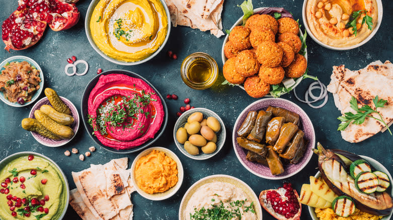 mezze spread 