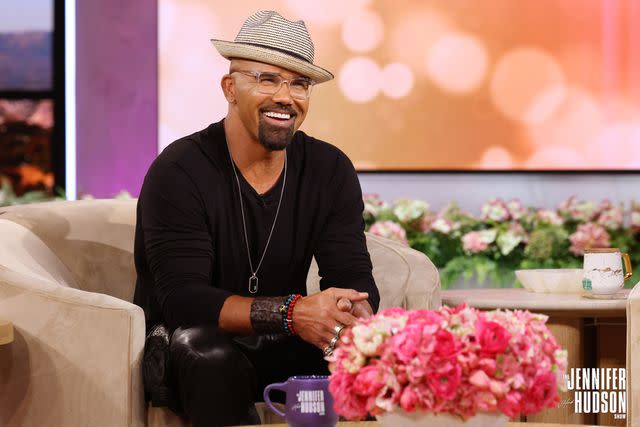 <p>Chris Millard/Warner Bros.</p> Shemar Moore on 'The Jennifer Hudson Show'.