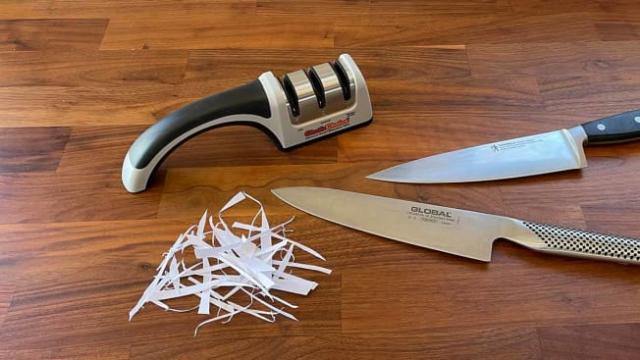 AccuSharp Diamond Pro 2-Step Knife Sharpener - Sharpens, Restores, & Hones  - 2-Step Coarse and Fine Rods for Kitchen Knives & All Types of Blades 