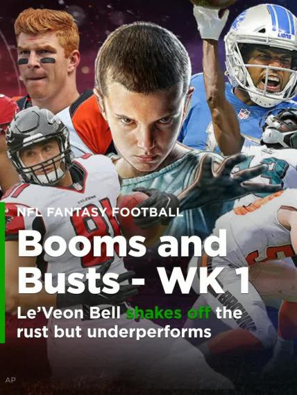 Booms and Busts: Le'Veon Bell shakes off the rust