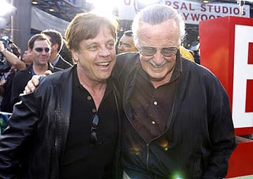 Mark Hamill and Stan Lee at the LA premiere of Universal's The Hulk