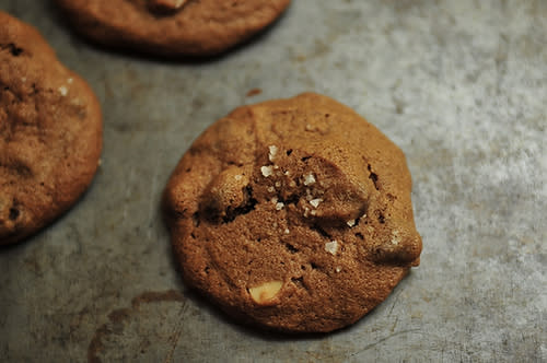 Salted Double Chocolate Chip Cookies