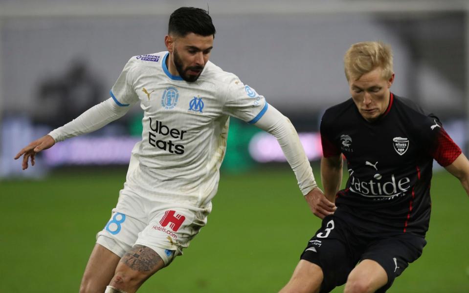 Morgan Sanson in action for Marseille - AP