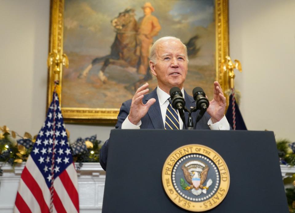 President Biden urged Congress to pass supplemental funding ‘before the holiday' (REUTERS)