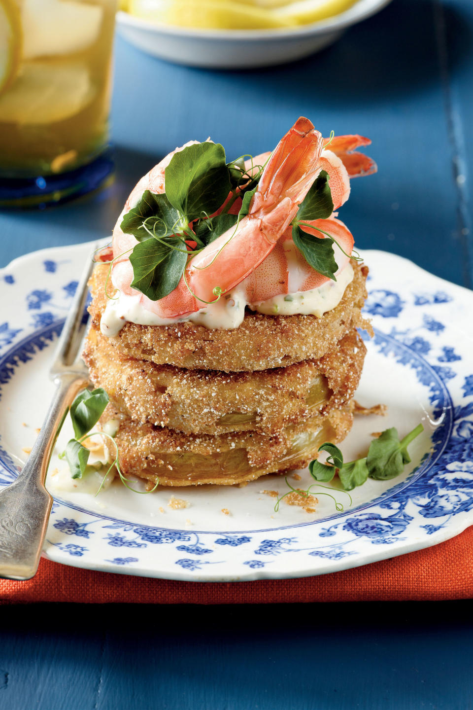 Fried Green Tomatoes with Shrimp Rémoulade