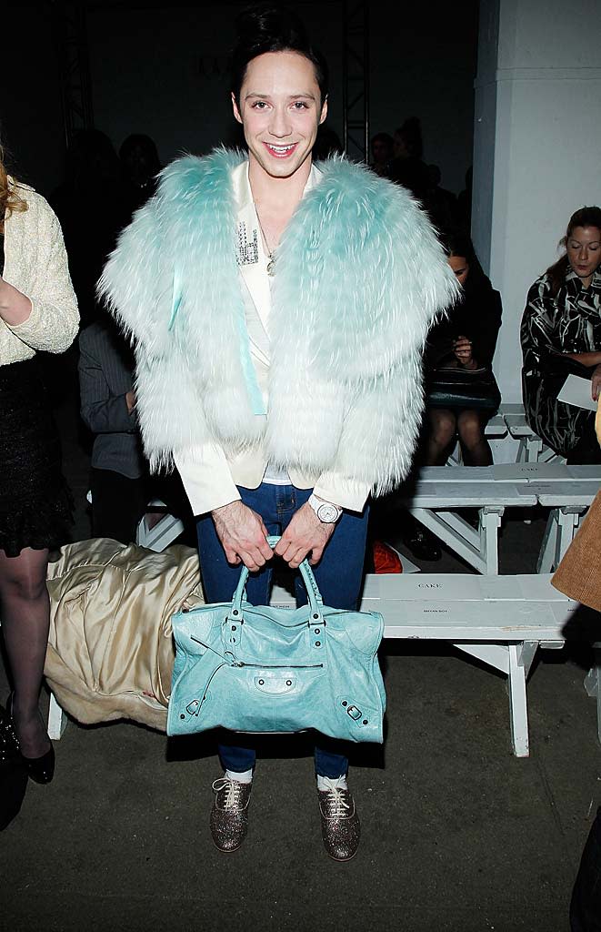 Johnny Weir NY Fashion Week