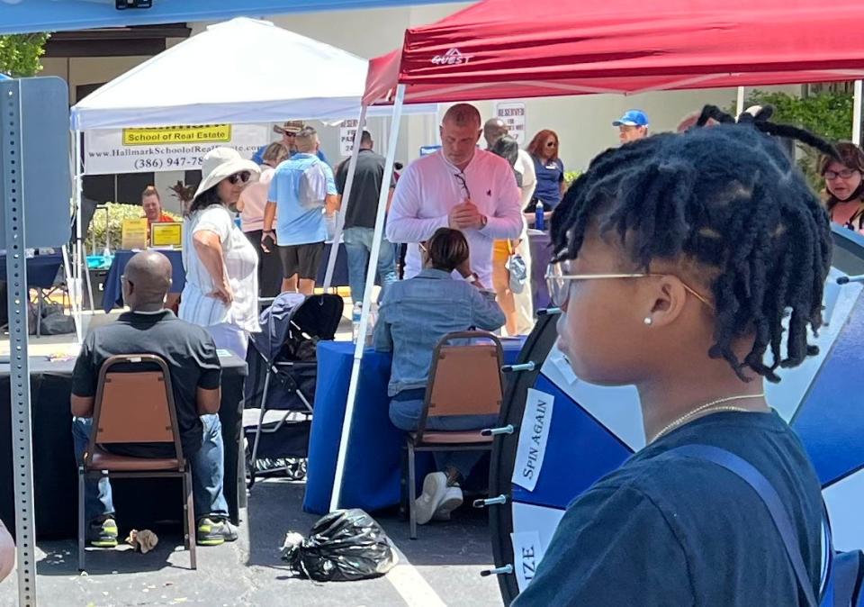 This is a scene from last year's Housing Fair & Financial Clinic in the parking lot of the Allen Chapel AME Church at 580 George W. Engram Blvd. in Daytona Beach. Te free event will be held at the same location this year on Saturday, April 29, from 10 a.m. to 2 p.m. in observance of national Fair Housing Month.