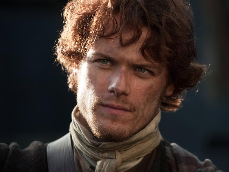 Sam Heughan as Jamie Fraser in "Outlander."