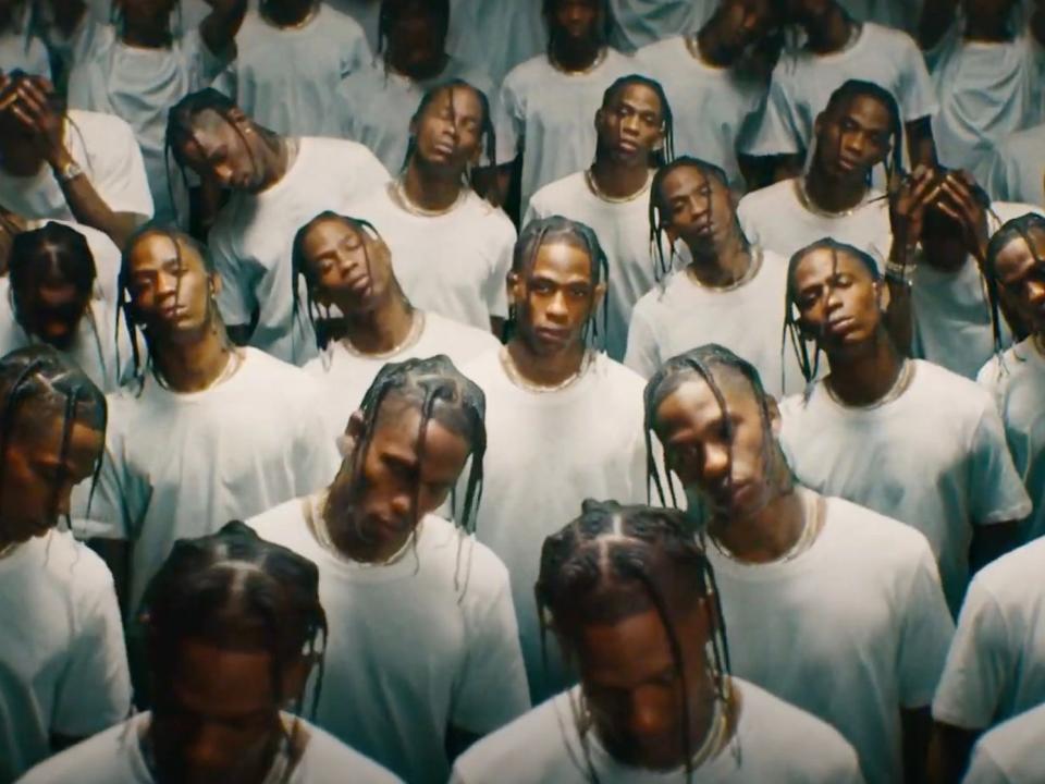 Travis Scott channeled his inner Kendrick Lamar in the video for "Franchise."