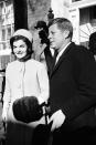 <p>President John F. Kennedy and First Lady Jackie Kennedy on the day of his Inauguration.</p>