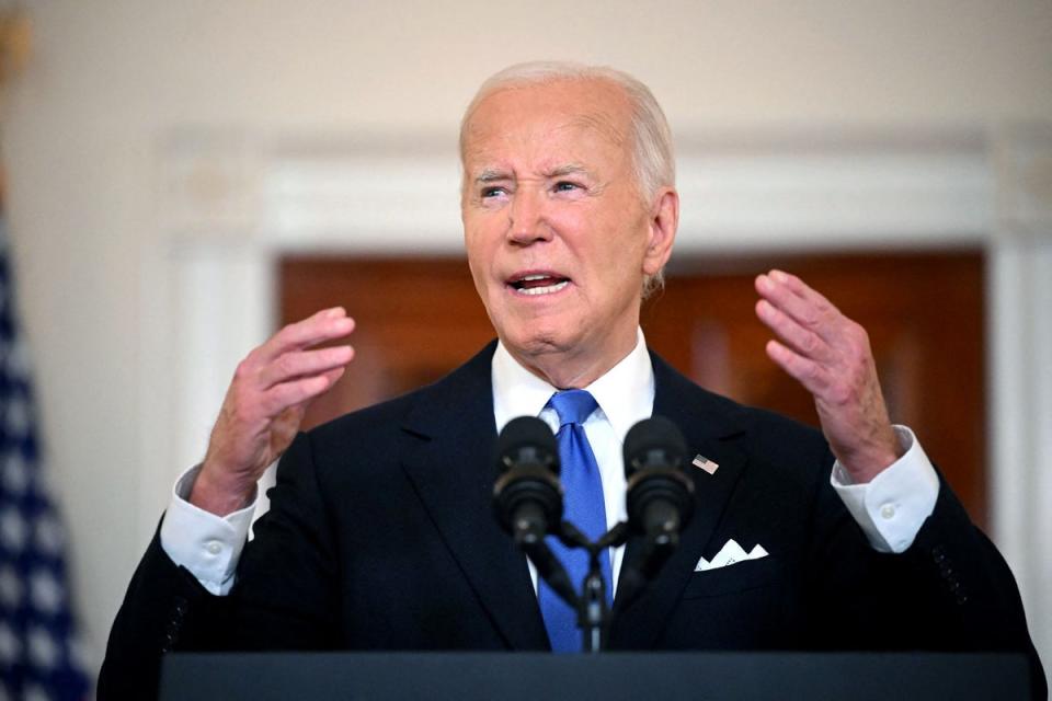 US President Joe Biden has criticised the US Supreme Court’s decision to grant his predecessor Donald Trump partial immunity from prosecution (AFP via Getty Images)