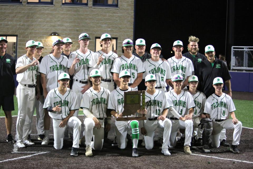 New Castle baseball won its first regional championship since 1996 with a victory over Fort Wayne Bishop Dwenger at Oak Hill High School on Saturday, June 4, 2022.