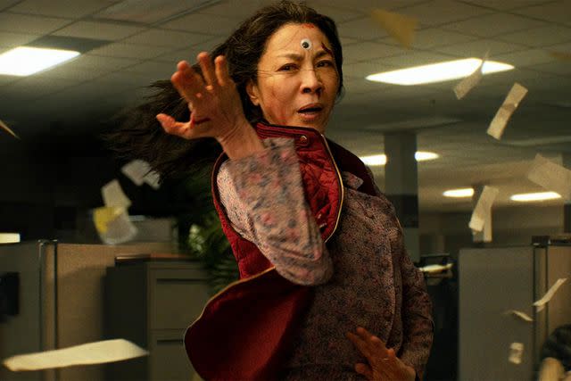 David Bornfriend/A24 Michelle Yeoh in <i>Everything Everywhere All at Once</i>, 2022