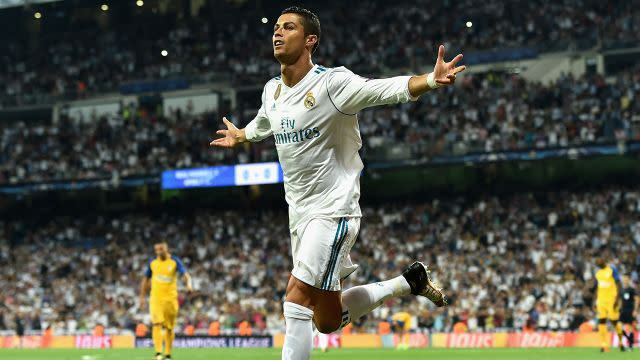 Ronaldo is a beast, even at training. Image: Getty