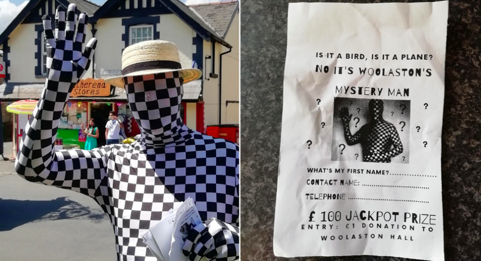This mime artist is being hunted after he conned visitors. (SWNS)