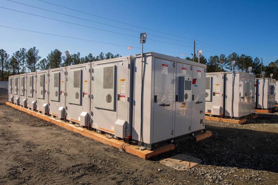 65 MW, Mossy Branch Battery Energy Storage System in Talbot County, Georgia in December 2023.