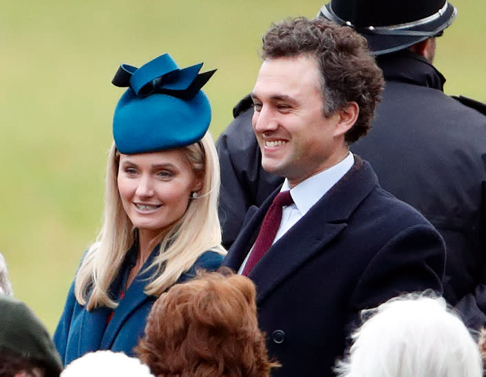 Thomas van Straubenzee to Lucy Lanigan-O’Keeffe married late last month in front of a limited congregation (Getty Images)