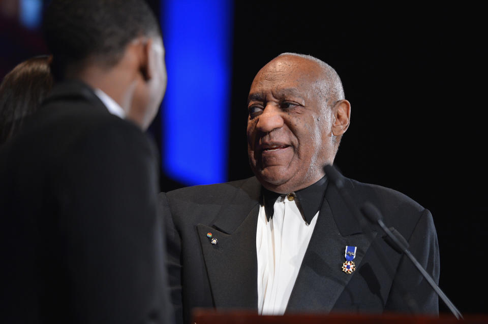 NEW YORK, NY - MARCH 04:  Dr. Bill Cosby speaks onstage at the The Jackie Robinson Foundation Annual Awards' Dinner at the Waldorf Astoria Hotel on March 4, 2013 in New York City.  (Photo by Stephen Lovekin/Getty Images for The Jackie Robinson Foundation)