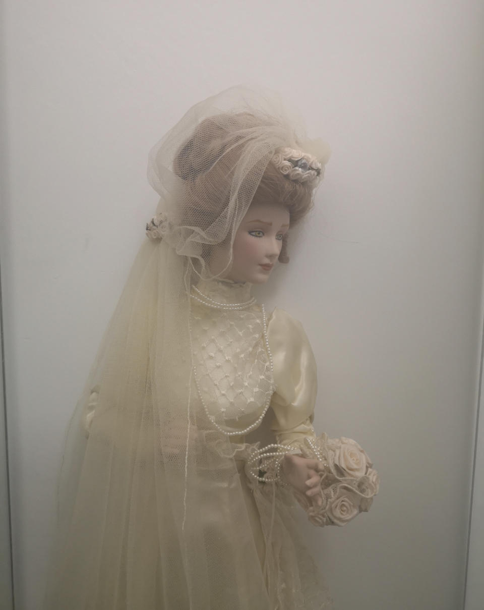 Linzi thinks Annabelle is jealous of their bridal doll, Elizabeth (PA Real Life/Collect)
