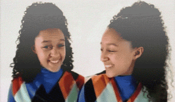 Tia and Tamera in "Sister, Sister"