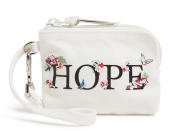 <p>The brand is donating 100% of proceeds from the <a href="https://verabradley.com/products/charity-pouch-3173514980" rel="nofollow noopener" target="_blank" data-ylk="slk:Charity Pouch;elm:context_link;itc:0;sec:content-canvas" class="link ">Charity Pouch</a> style to the <a href="https://www.verabradley.org/" rel="nofollow noopener" target="_blank" data-ylk="slk:Vera Bradley Foundation for Breast Cancer;elm:context_link;itc:0;sec:content-canvas" class="link ">Vera Bradley Foundation for Breast Cancer</a>, which focuses on innovative treatments and therapies by supporting the Center for Breast Cancer Research at the Indiana University School of Medicine. The brand's non-profit was started in 1998 Barbara Bradley Baekgaard and Patricia Miller, after one of Vera Bradley's first sales representatives, Mary Sloan, died from breast cancer. </p> <p><strong>Buy It! </strong>"Hope" Charity Pouch, $20; <a href="https://verabradley.com/products/charity-pouch-3173514980" rel="nofollow noopener" target="_blank" data-ylk="slk:verabradley.com;elm:context_link;itc:0;sec:content-canvas" class="link ">verabradley.com</a></p>